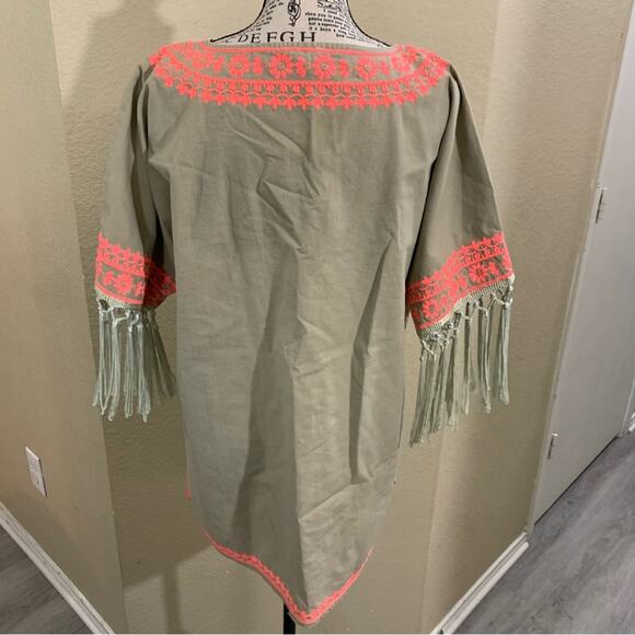 Freeway linen‎ blend embroidered top size medium - Picture 2 of 7